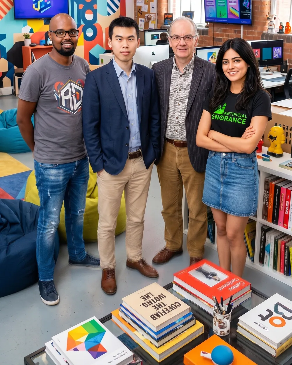 The Leonardo Power team in the studio